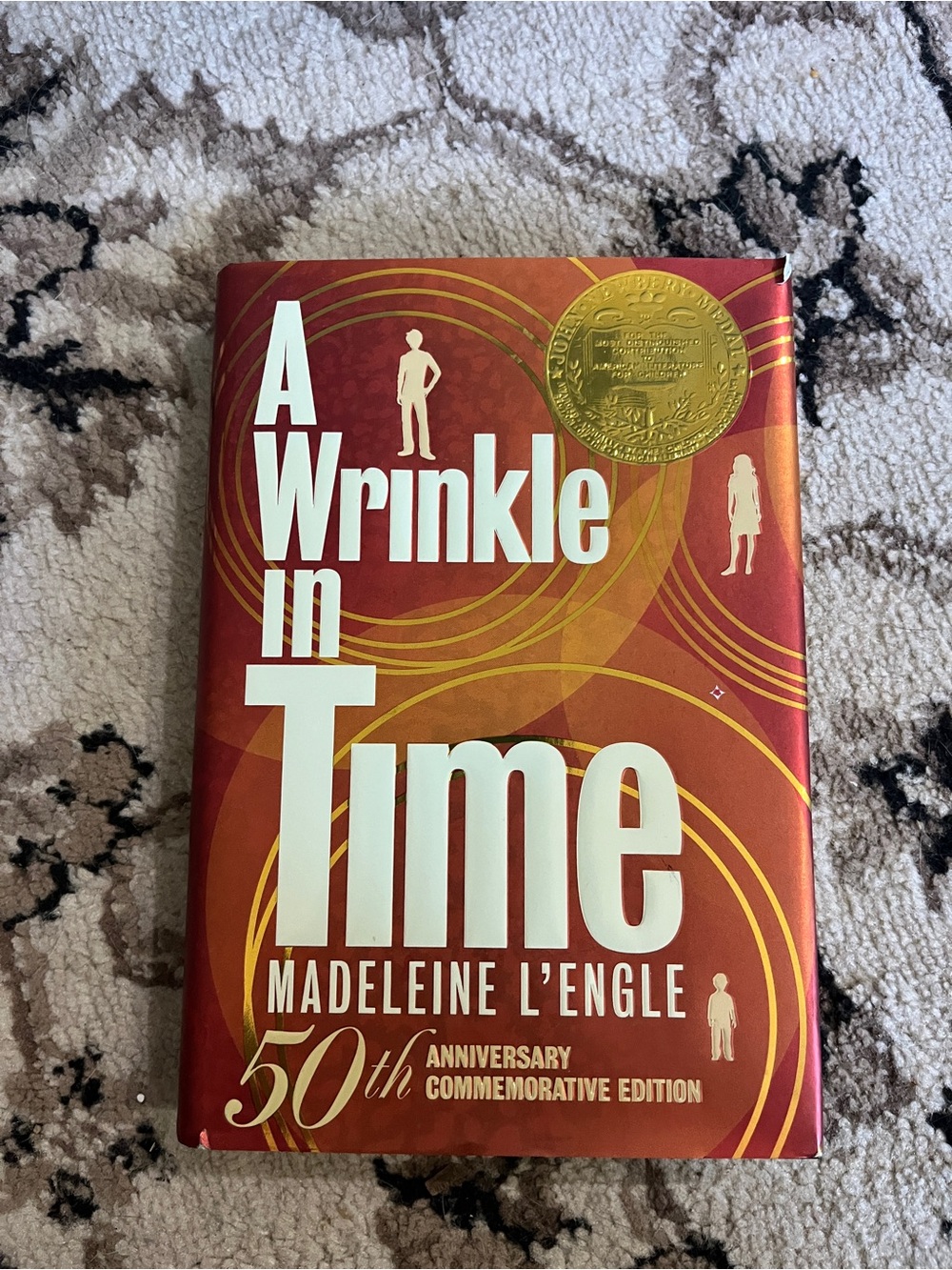 Madeleine L'Engle A Wrinkle in Time 50th Anniversary Edition - Red/Orange Cover